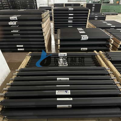 UV Rotary Machine Rubber Roller Dobra równowaga dynamiczna i niskie właściwości drgań z dobrą wydajnością dynamiczną