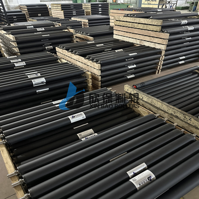 UV Rotary Machine Rubber Roller Dobra równowaga dynamiczna i niskie właściwości drgań z dobrą wydajnością dynamiczną